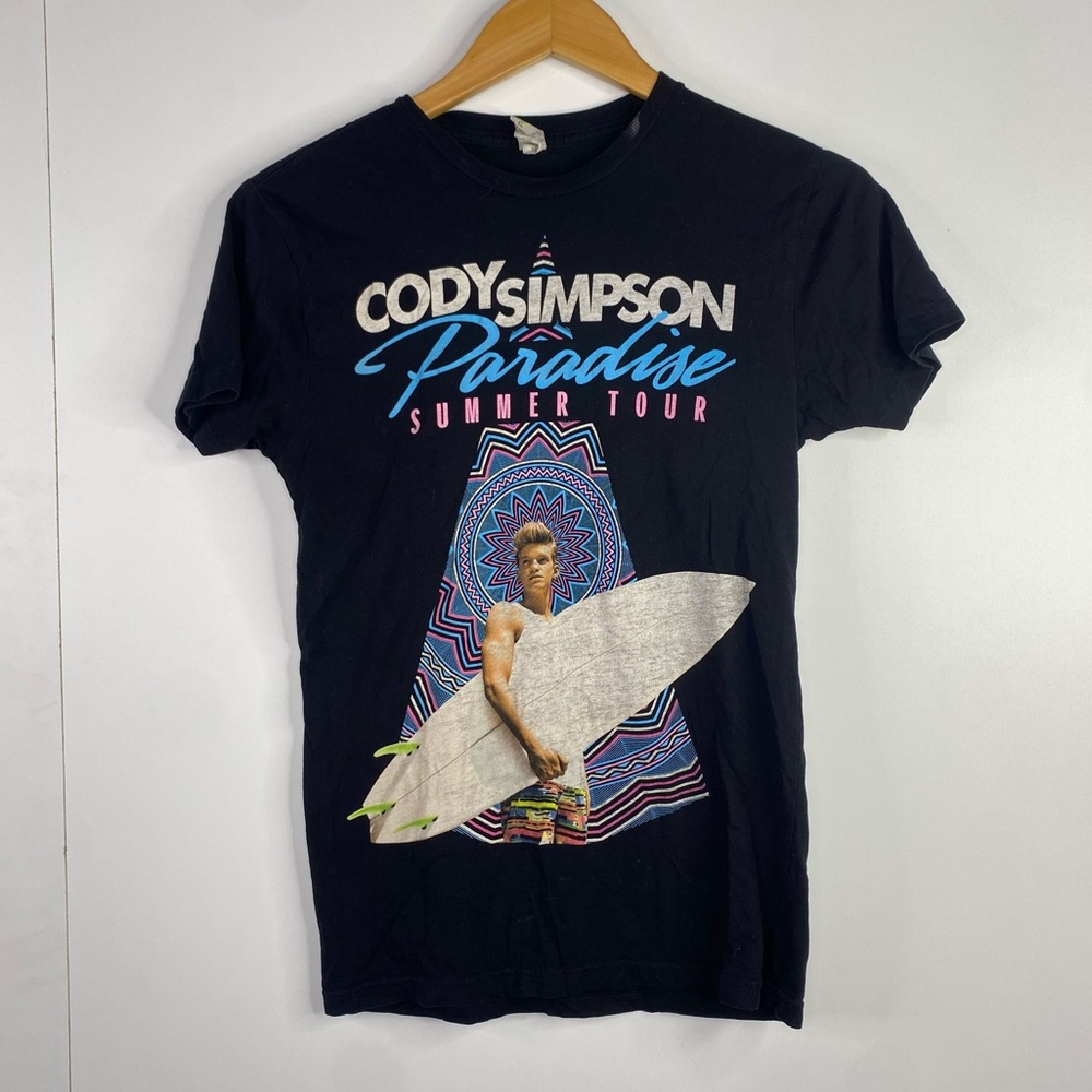 Cody Simpson XS 2013-2014 Paradise Tour Short Sleeve Shirt Top